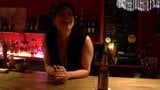 A French babe in Spain. Seducing and filming a waitress!! snapshot 8