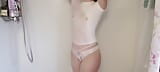 White T Shirt Strip Petite Teen snapshot 8