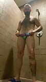 Gym shower jerkoff snapshot 2