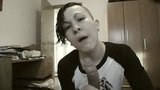 Shaved Head Bitch loves to SUCK snapshot 5