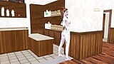 An animated 3d porn video of a cute Teen girl Giving Sexy Poses. snapshot 1