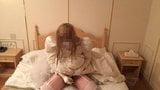 Wedding dress masturbation on bed snapshot 19