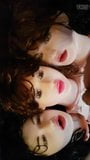 I ejaculate over Three Dolls Faces snapshot 3