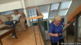 Busty 80 year old granny banged by younger dude snapshot 3