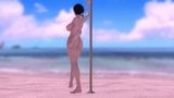 彼女のお尻とまんこを見せつける裸でホットなベヨネッタ snapshot 5