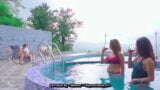 Lesbische Ramona en Shweta hebben zwembadseks in het bijzijn van haar man snapshot 1
