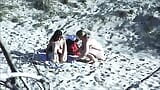 Uninhibited lesbian sex on the beach snapshot 15