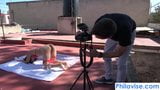 PHILAVISE-Rooftop bj with tiny latina Ferr Lima snapshot 2