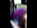 Blonde girl sucks in car snapshot 1