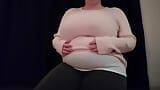 LEGACY Melonie Kares - Busty BBW Belly and Boobs Play Bra and Panties Strip snapshot 3