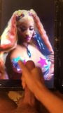 Nicki Minaj con tette enormi in topless trollz sborra in omaggio snapshot 1