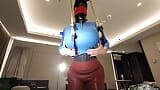 Hooded sissy doll at hotel snapshot 3