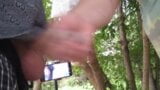 jerking off my cock under the trees after work 3 snapshot 5