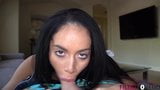 Big Lip Latina Victoria Loves To Suck on my Huge Cock! snapshot 6