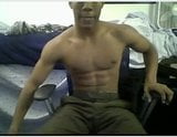 chatroulette male feet 2 - black soccer player snapshot 20