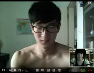 Chinese Glasses Geeky Student Holiday Fun Home: Gay Asian Porn ...