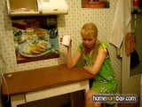 Russian wife fucked on kitchen snapshot 1