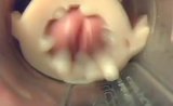 Close up of fleshlight toy fucking cock big bell end snapshot 20