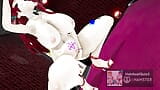 MMD R18, Soirée Sakura 3D Hentai, une salope MILF sexy veut baiser, reine anale, jeu de gode snapshot 15