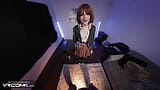 VR Conk Danganronpa Chihiro Fujisaki An XXX Parody With Sage Rabbit PT2 In HD Porn snapshot 4