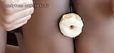Donutlu amcık göğüsleri Afrikalı zenci tanrıça amcık yalıyor snapshot 10