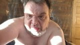 Fat Pig Drinks Piss and Cums in a Sticky Mess snapshot 10