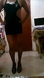 Joselynne Cd Dark Xmas Time Happy In Mini Dress snapshot 1