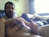 Hairy bearded guy gives a nice cum shot snapshot 2