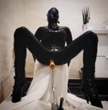 Fucking Machine, Cumming, Latex Bodysuit Solo snapshot 1