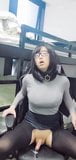 Tina Tan vibrator in asspussy then cums snapshot 8