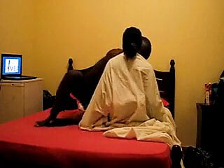 African Ebony Black Hooker getting pounded in Hotel