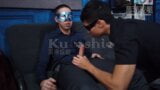 Asian youths played with big dicks by masked men snapshot 3