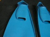blaue Gummiflossen - blue rubber flippers snapshot 2