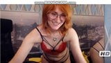 Gorgeous redhead stripping and showing. snapshot 4