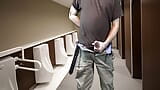 Masturbation publique risquée dans les toilettes snapshot 4