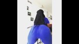 Diamondbootylicious twerk di celana ketat dengan vpl dan tepuk pantat snapshot 5