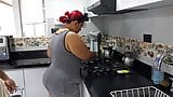 Seducing my stepmother to fuck in the kitchen snapshot 1