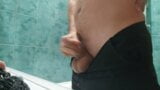 My cock - jerk at bathroom snapshot 7