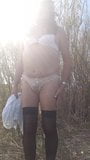 Sissy Laura Outdoor Stokings Lingerie snapshot 10