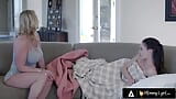 FATA MAMEI - Sexy Alexis Tae și mama vitregă Syren De Mer fac sex în patru cu iubitii după ce au ignorat regulile snapshot 7