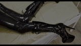 Gasmask Latex bondage Breath Play snapshot 10