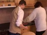 Stepmom & stepson have a sex on the kitchen snapshot 2