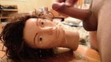 Cum Facial On Mannequin (with slow mo) snapshot 6