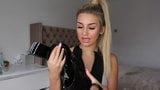 Youtuber Lucy Ledgeway in PVC snapshot 4