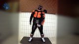 RubberBikerPup with new FOX Comp R boots and protective gear snapshot 7