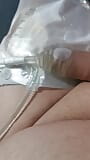 Peeing and cum in My catheter snapshot 3