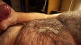 Cuming on my hairy belly (close up) snapshot 7