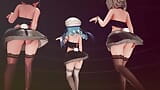 Mmd R-18 Anime Girls sexy dancing clip 326 snapshot 8