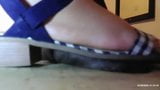 Ebony Cock crushing under heels-Madam crush sandals part 3 snapshot 5
