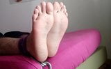 Feet whipped on bed, falaka, bastinado, foot torture ! snapshot 2